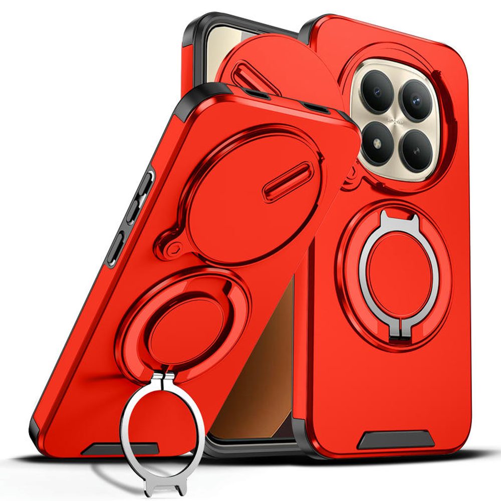 Levně Camslide Stand obal, Xiaomi Redmi Note 15 Pro Plus 5G, červený
