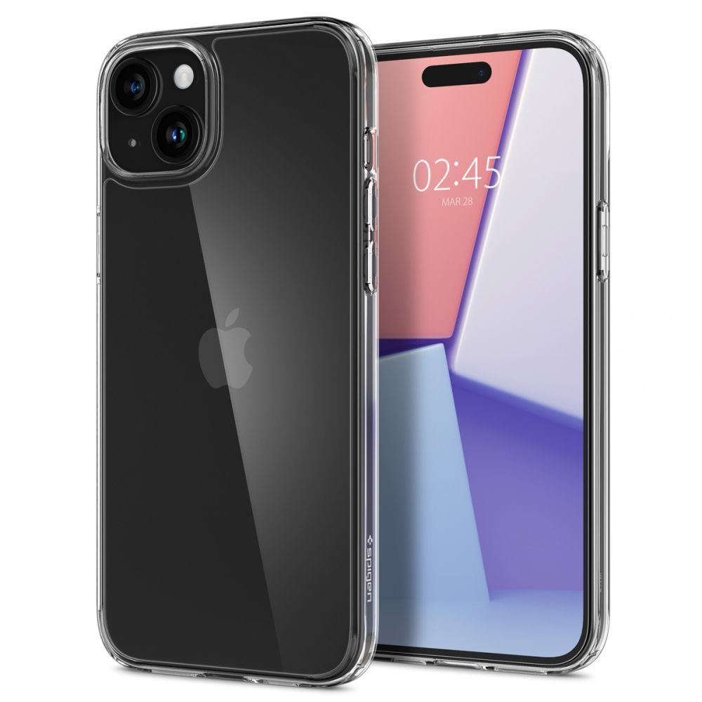 Spigen Airskin Hybrid obal, iPhone 15, průhledný