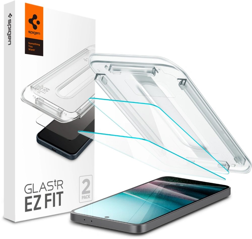 Spigen Glass.TR EZFit cu aplicator, 2 bucăți, Sticlă securizată, Samsung Galaxy A36 5G