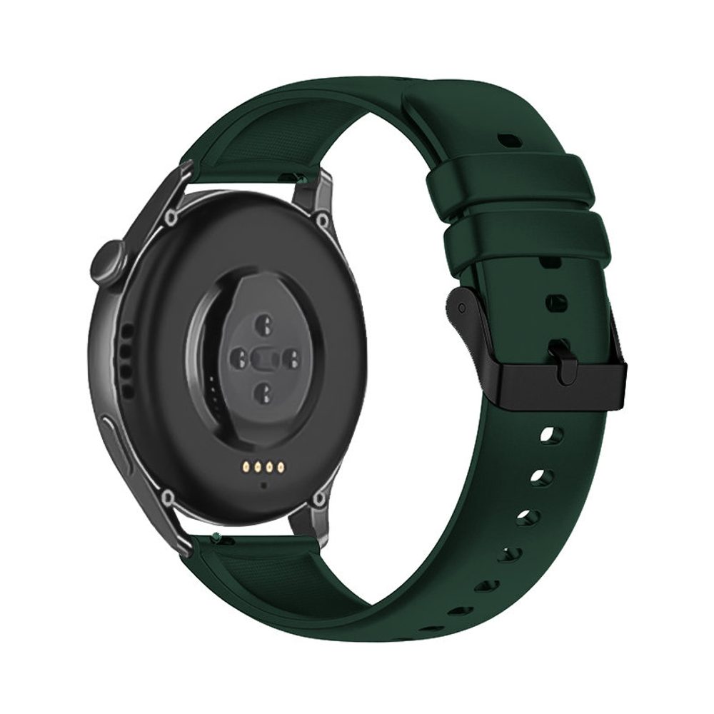 Curea De Silicon Strap One Pentru Huawei Watch GT 3 42 Mm, Verde închis