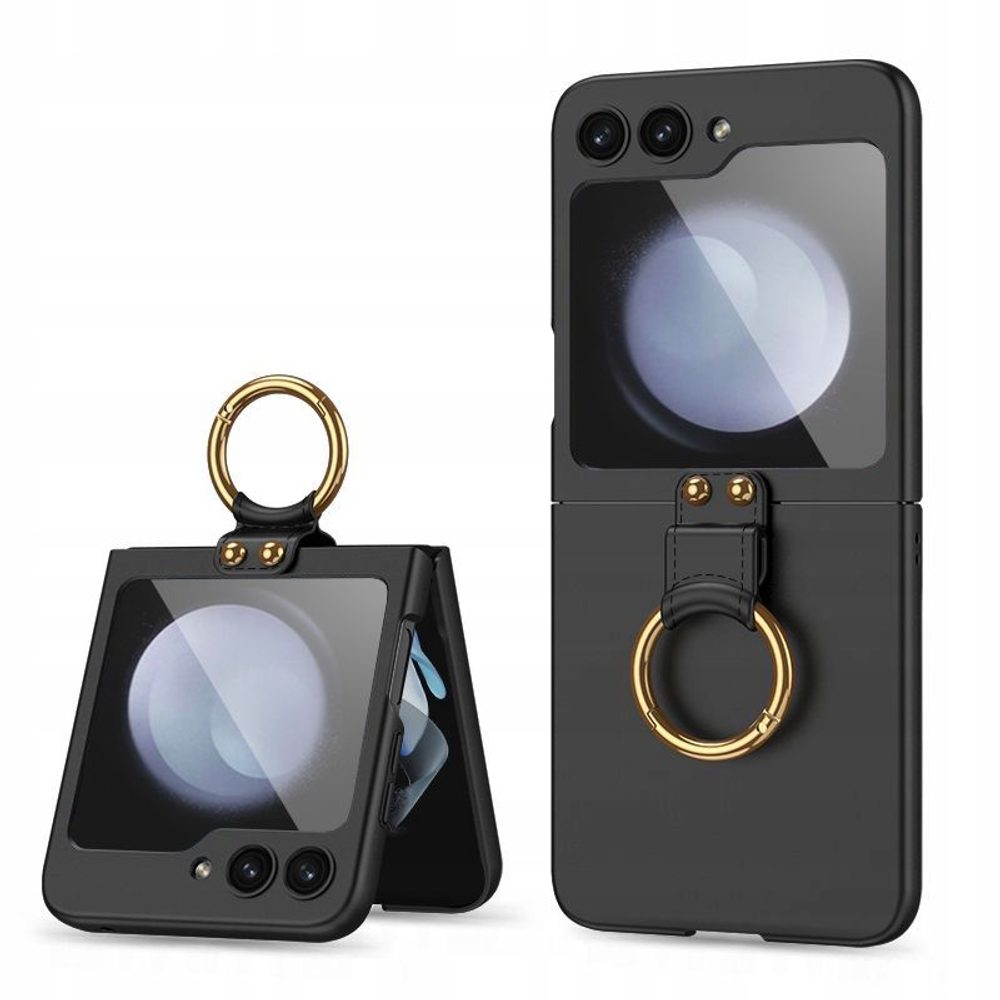 Prevleka Tech-Protect Icon Ring, Samsung Galaxy Z Flip 5, črna