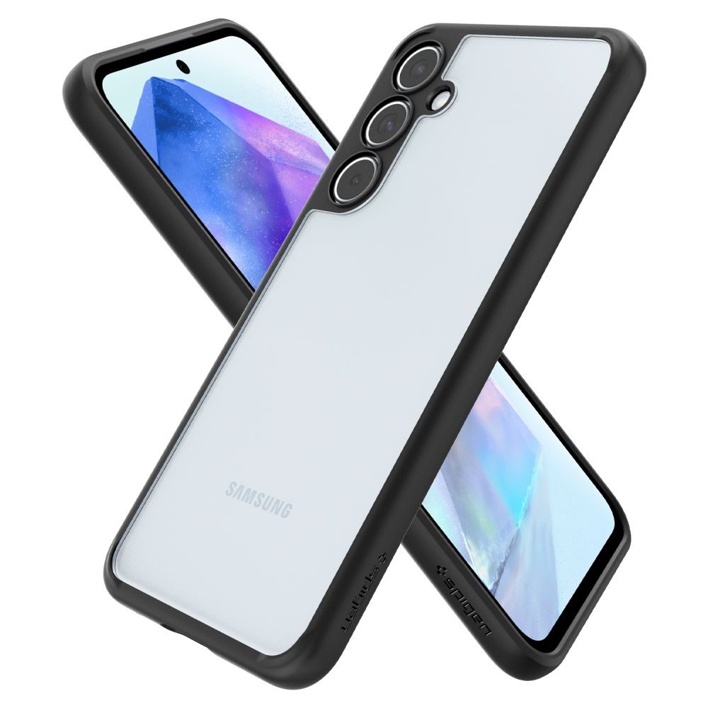 Spigen Ultra Hibrid Mobil Tok, Samsung Galaxy A55 5G, Fekete