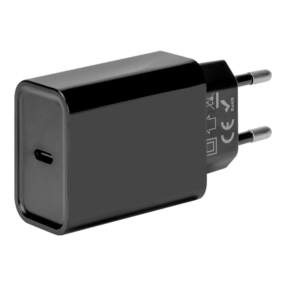 OBAL:ME Potovalni Polnilec USB-C 20W, črn