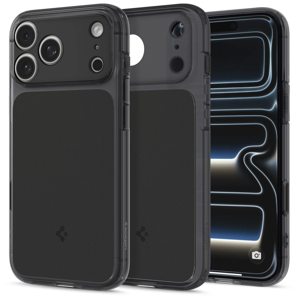 Spigen Ultra Hybrid "T" Mag cu MagSafe, iPhone 17 Pro / 18 Pro, negru