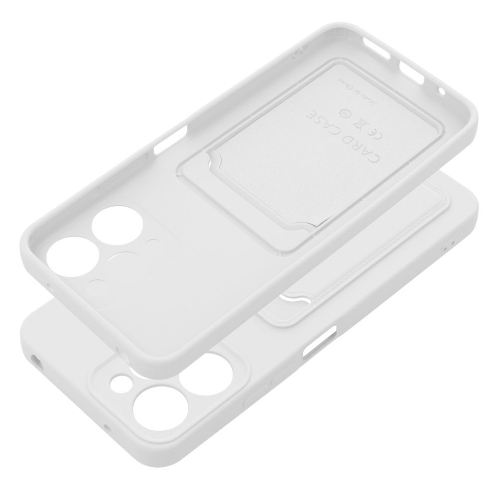 Husă Card Case, Xiaomi Redmi 12 4G, Alb