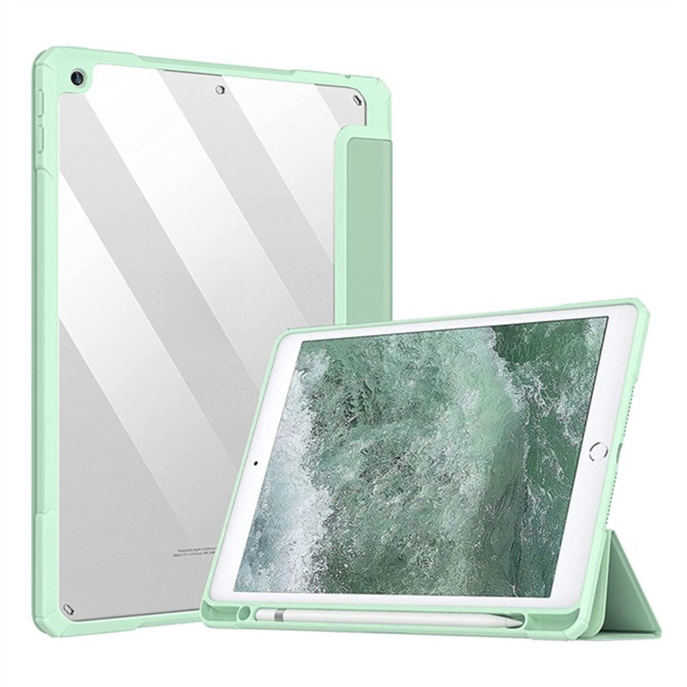 JP Smart case Pen Elegant pouzdro na tablet, iPad 10.2, 2019 / 2020 / 2021 (iPad 7 / 8 / 9), zelené