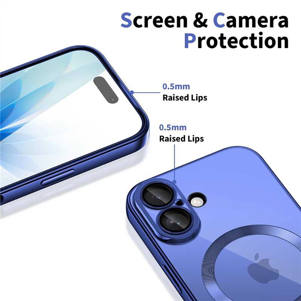 Tech-Protect MagFlex MagSafe iPhone 17, lesklá modrá