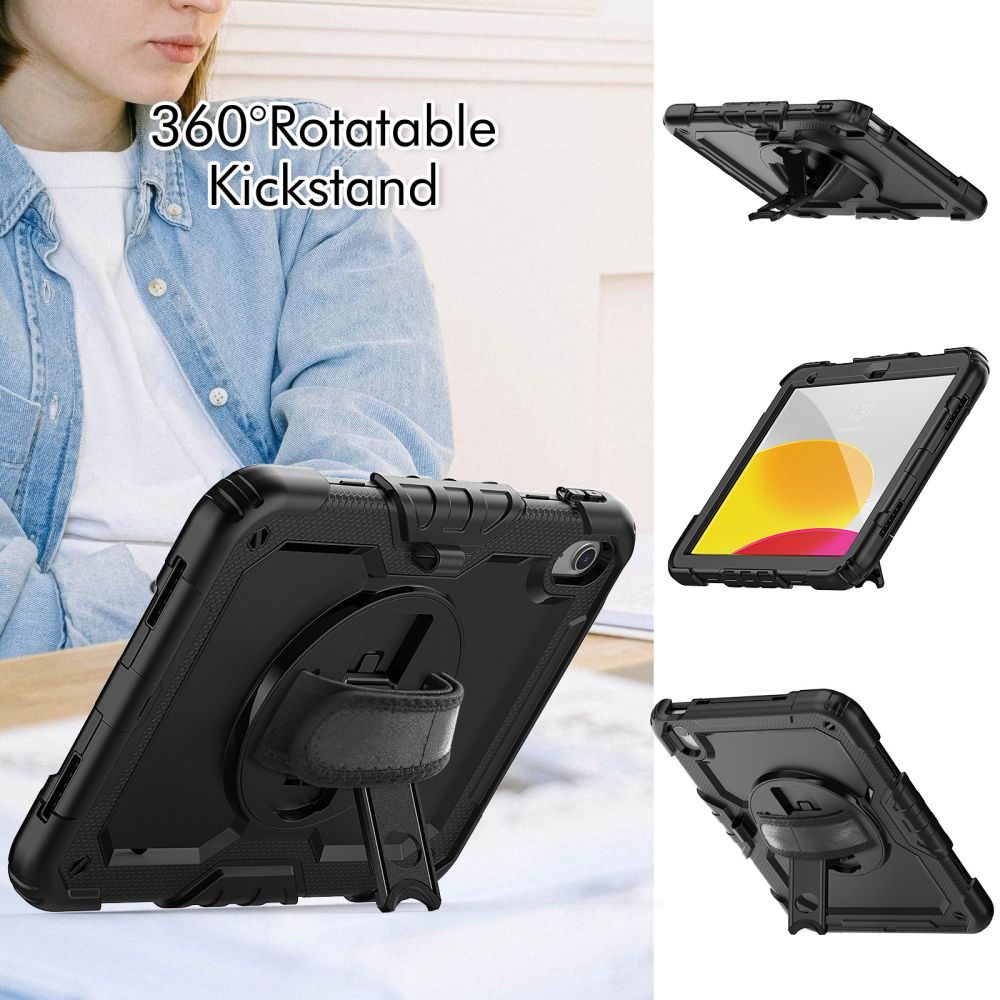 Tech-Protect Solid360 IPad 10.9 2022, Neagră