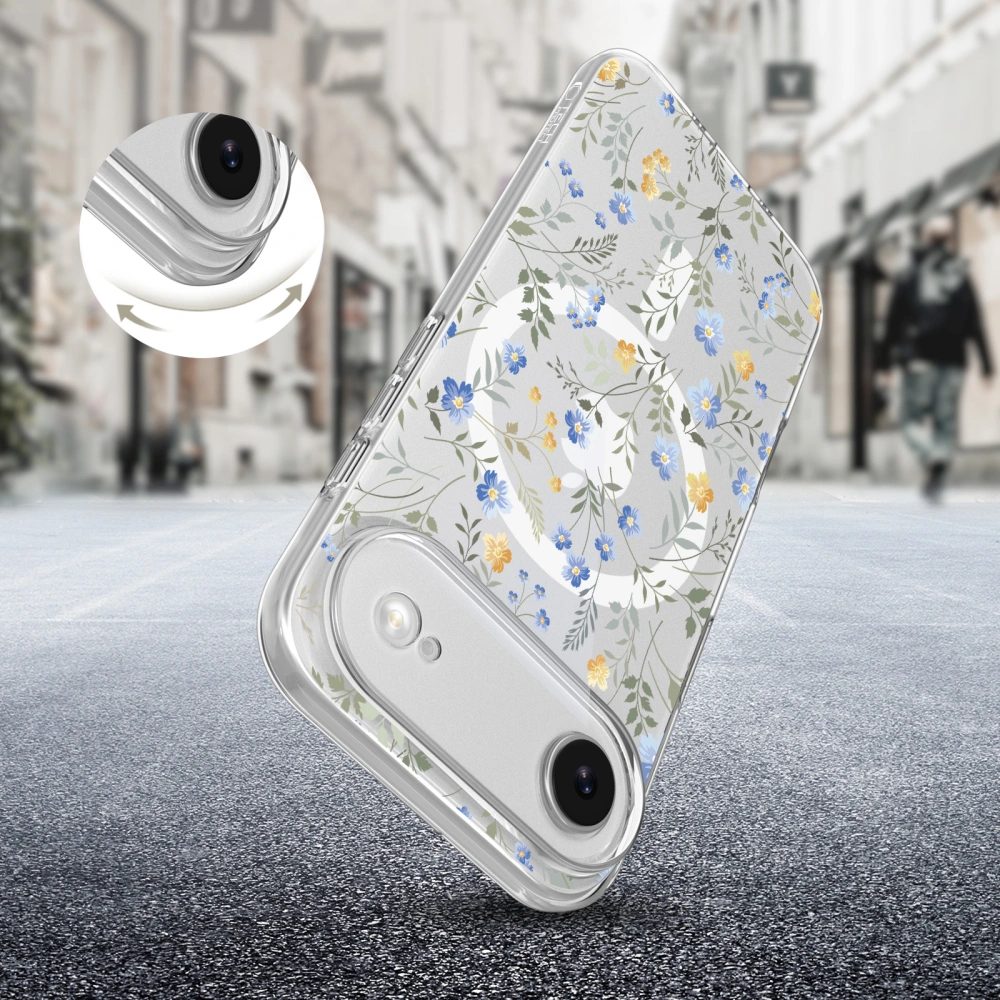 Tech-Protect Flexair MagSafe, iPhone Air, lúčne kvety