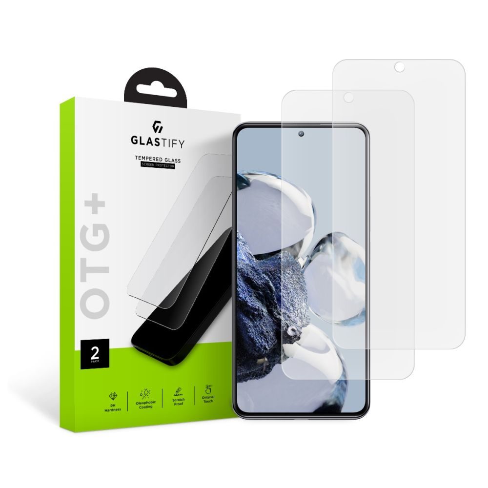 GlasTIFY OTG+, 2 Folie De Sticlă Securizată, Xiaomi 12T/ 12T PRO