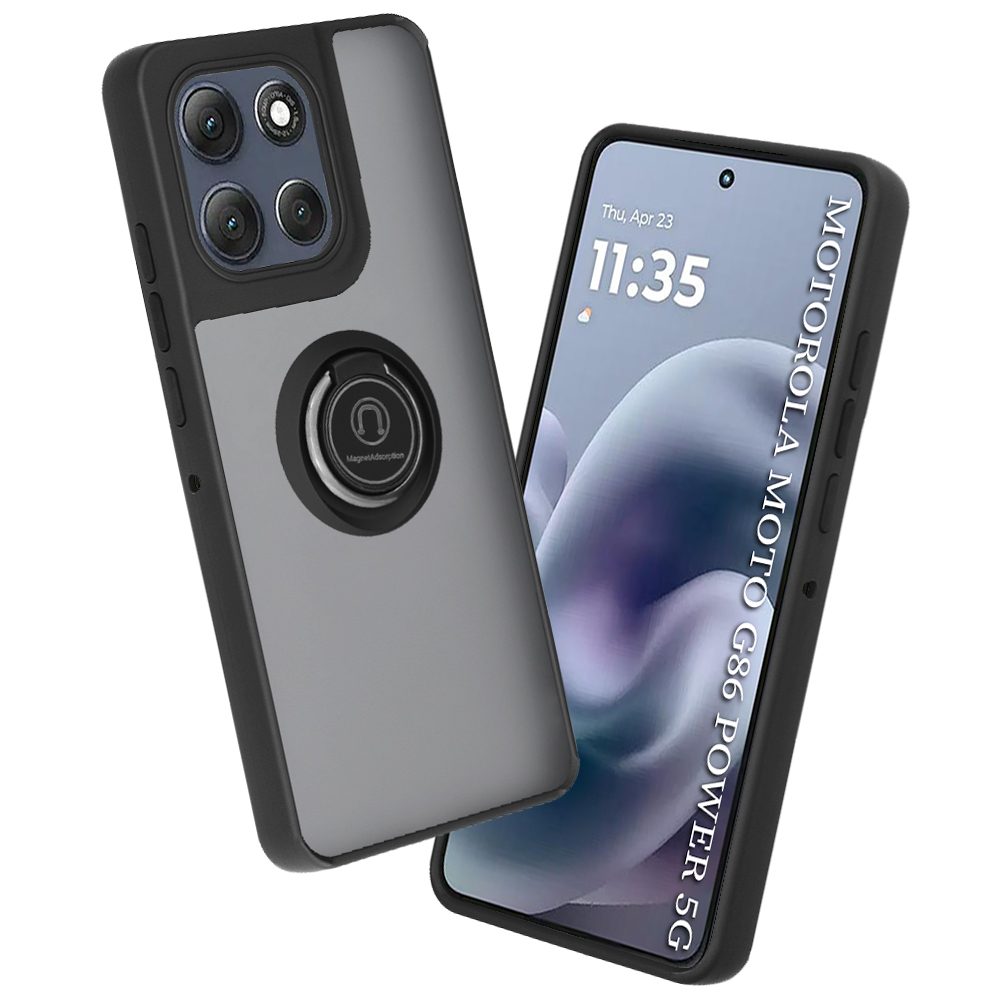Techsuit Glinth, Motorola Moto G86 Power, negru