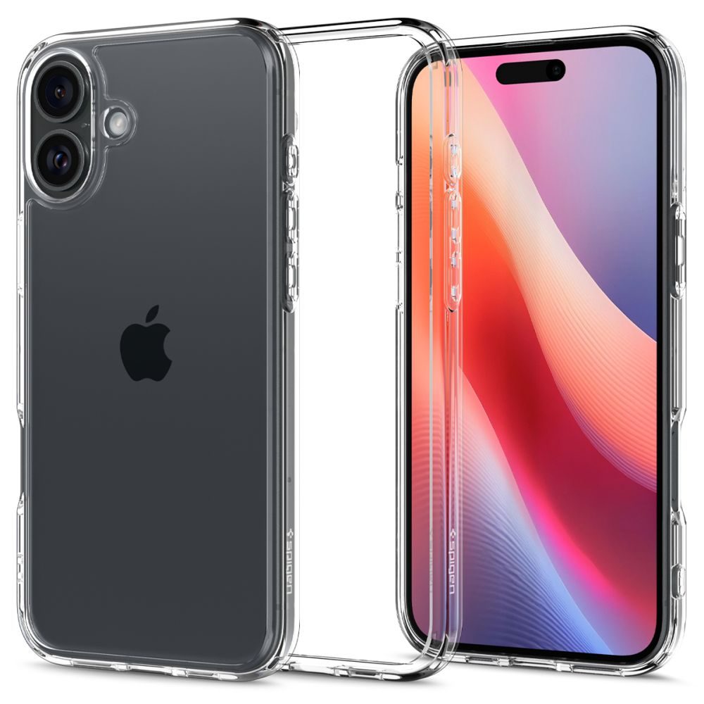 Spigen Ultra hybrid kryt na mobil, iPhone 16 Plus, čirý