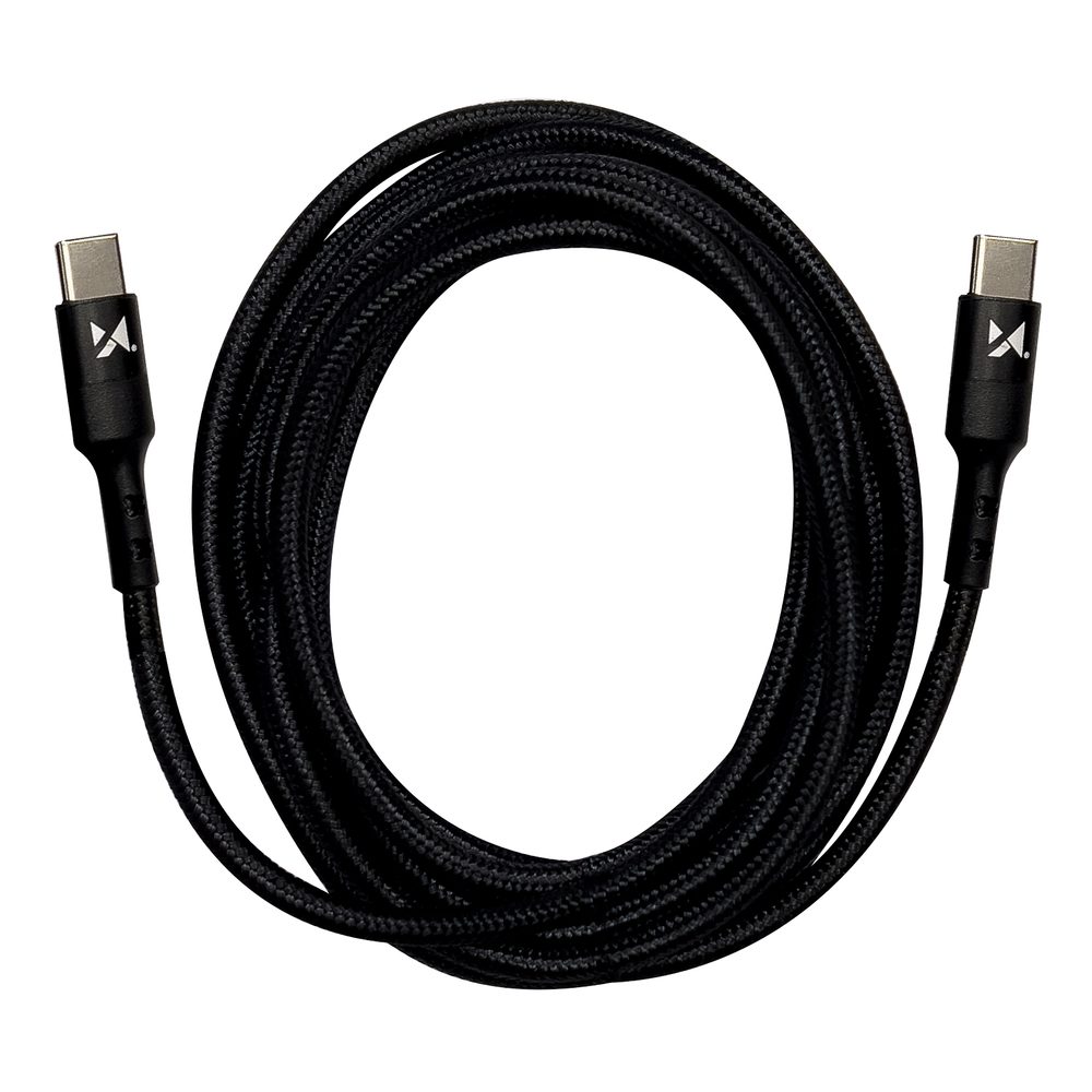Wozinsky Cablu USB-C - USB-C, Power Delivery 18W, 2m Negru (WUC-PD-CC2B)
