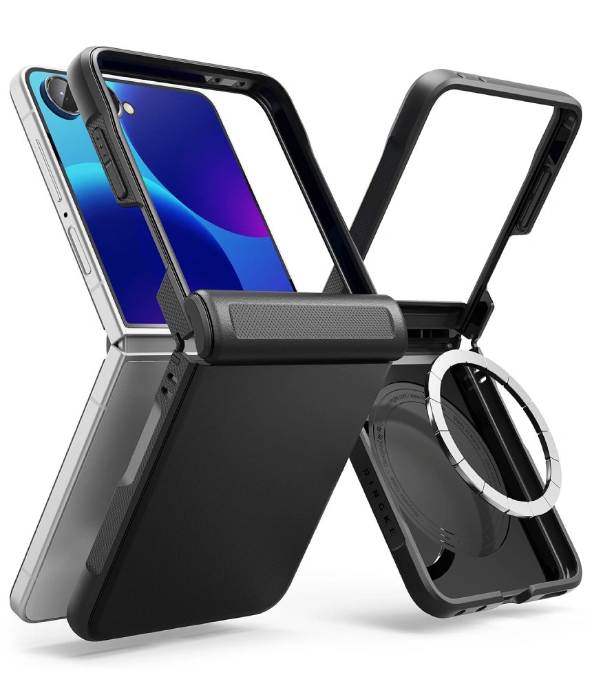 Ringke Onyx Flap Magnetic MagSafe maska, Samsung Galaxy Z Flip 8, crna