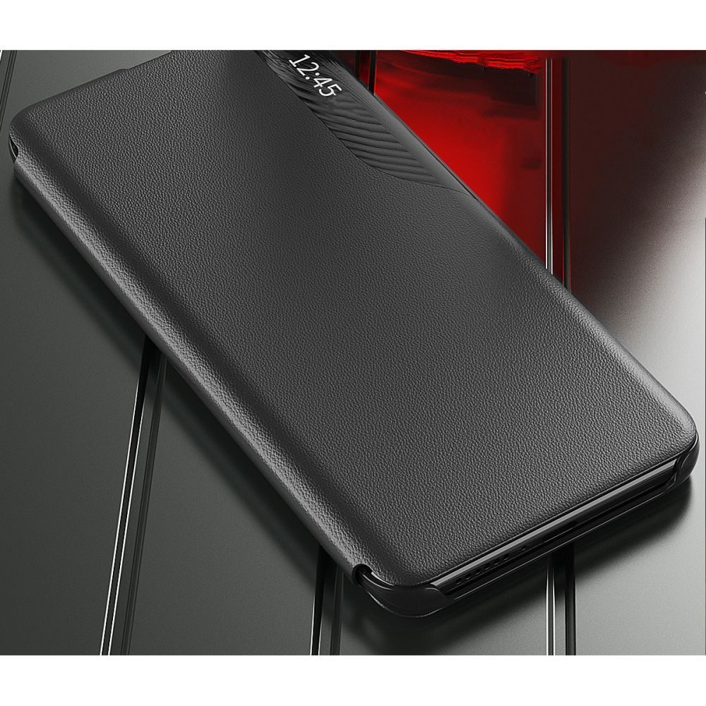 Eco Leather View Case, Motorola Moto G31 / G41, Fekete