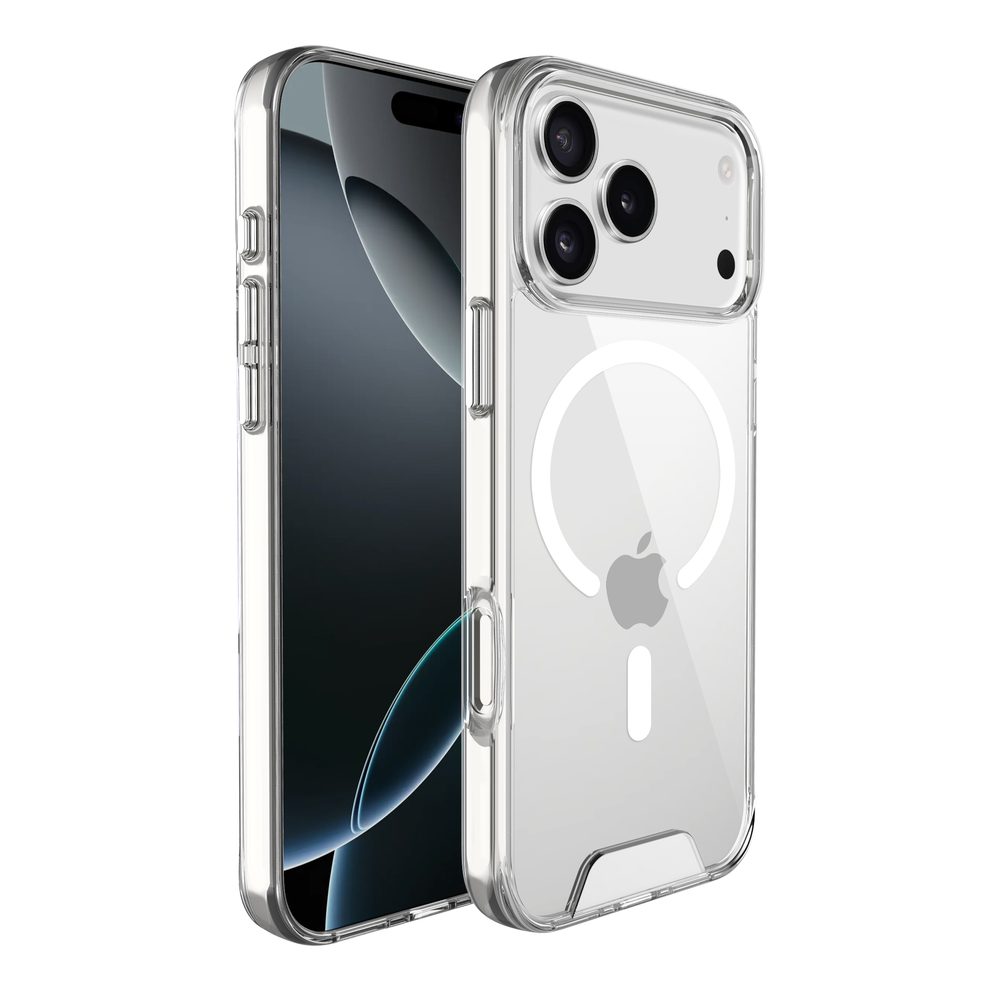 Levně JP MagFit MagSafe obal s 1.2M SGS certifikátem, iPhone 17 Pro Max, průhledný