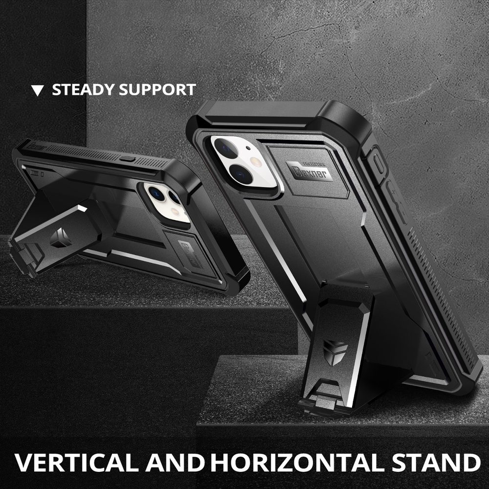 Dexnor 360 Kickstand obal iPhone 11, čierny