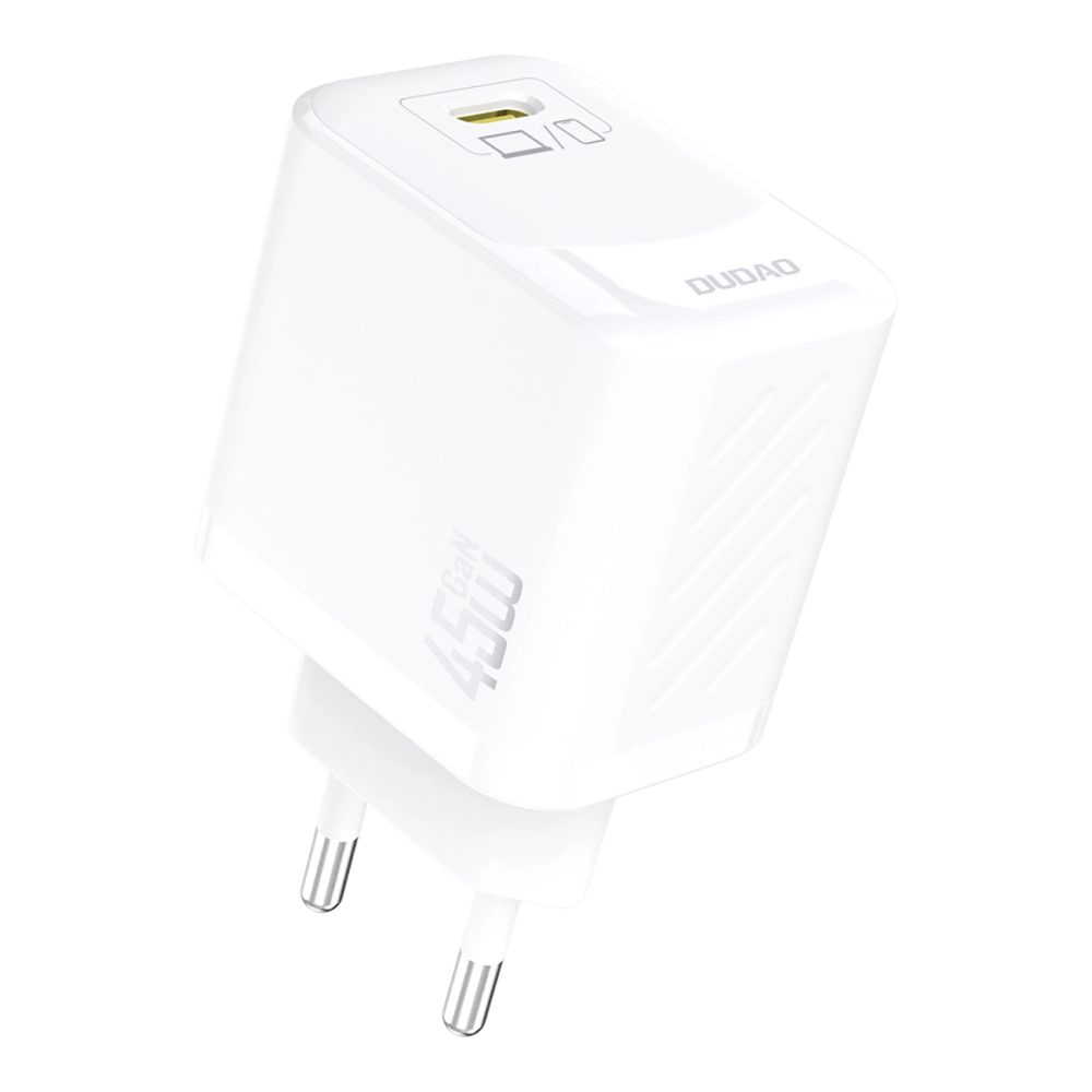 Dudao A28C nabíjačka + USB-C kábel, 45W, GaN, biela