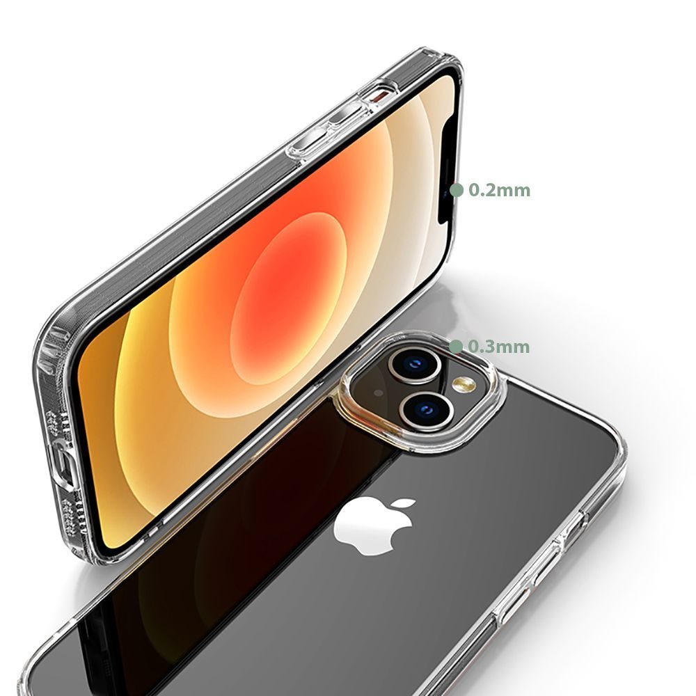 Tech-Protect Flexair Hybrid, IPhone 15 Pro, Průhledný