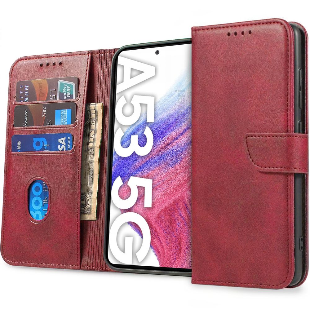 Nexeri Wallet Samsung Galaxy A53 5G, červené Púzdro