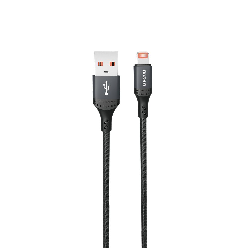 Levně Dudao L3SL kabel USB-A - Lightning, 3A, 30W, 1,2 m, černý