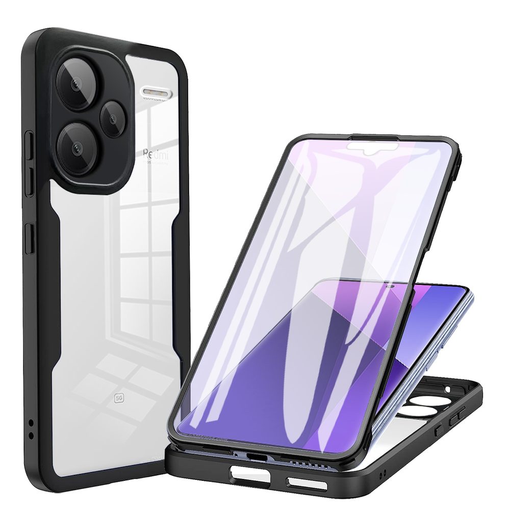 JP Defense colorful tok, Xiaomi Redmi Note 13 Pro Plus 5G, fekete
