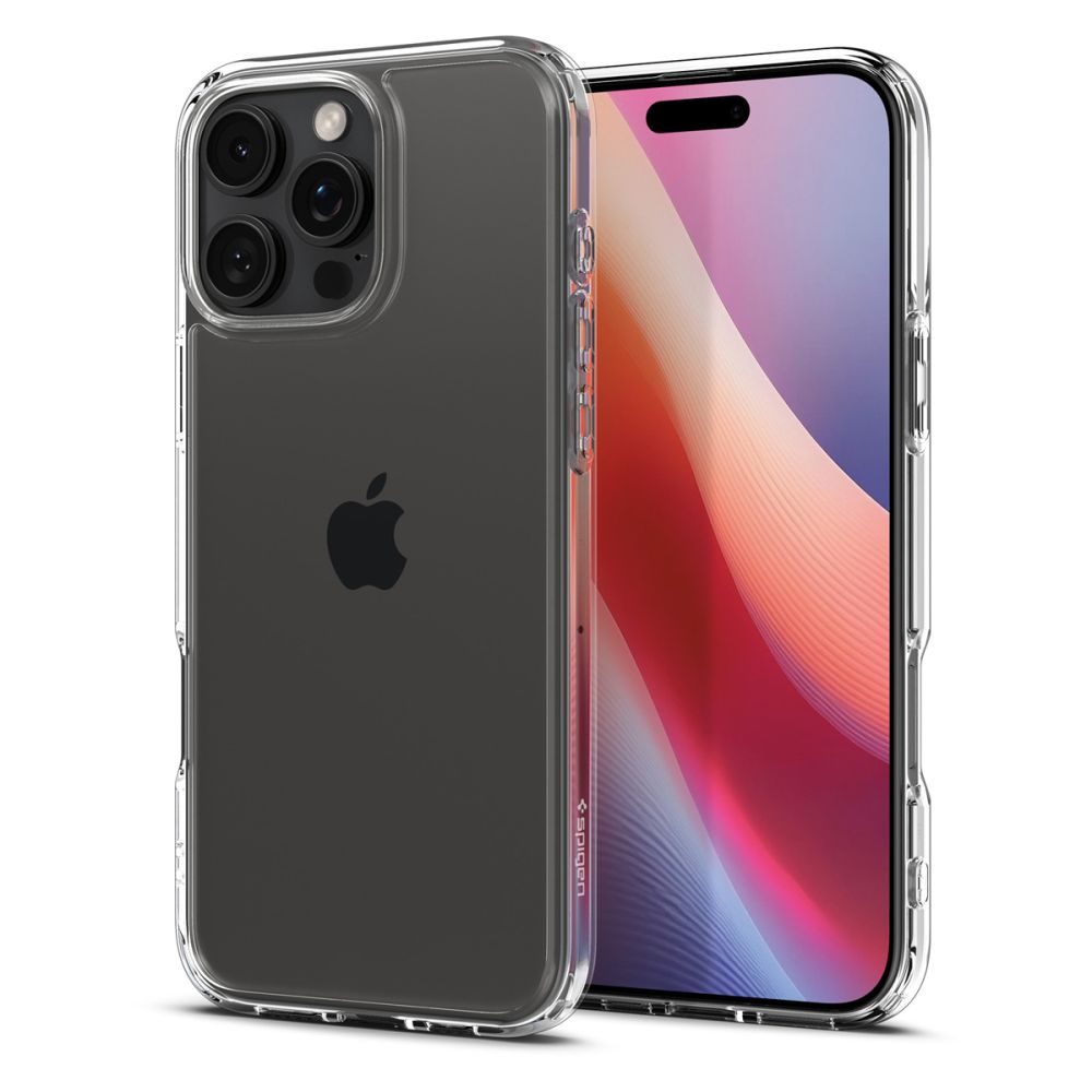 Spigen Ultra hybrid kryt na mobil, iPhone 16 Pro, číry