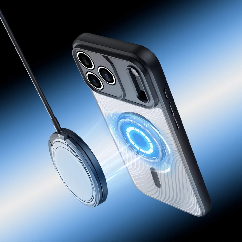 Dux Ducis Aimo Mag s MagSafe, iPhone 17 Pro Max, čierne