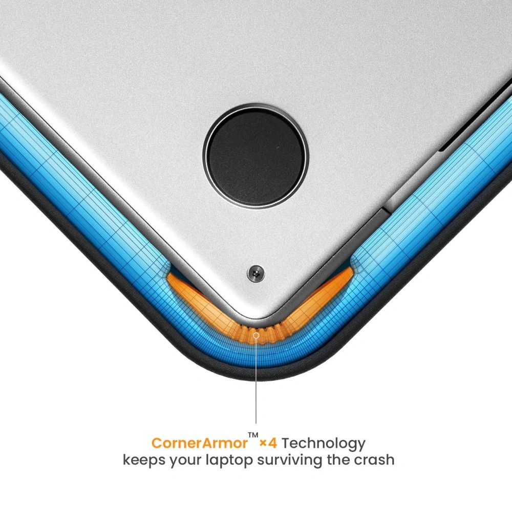Tech-Protect Defender VR taška na notebook 13-14", čierna