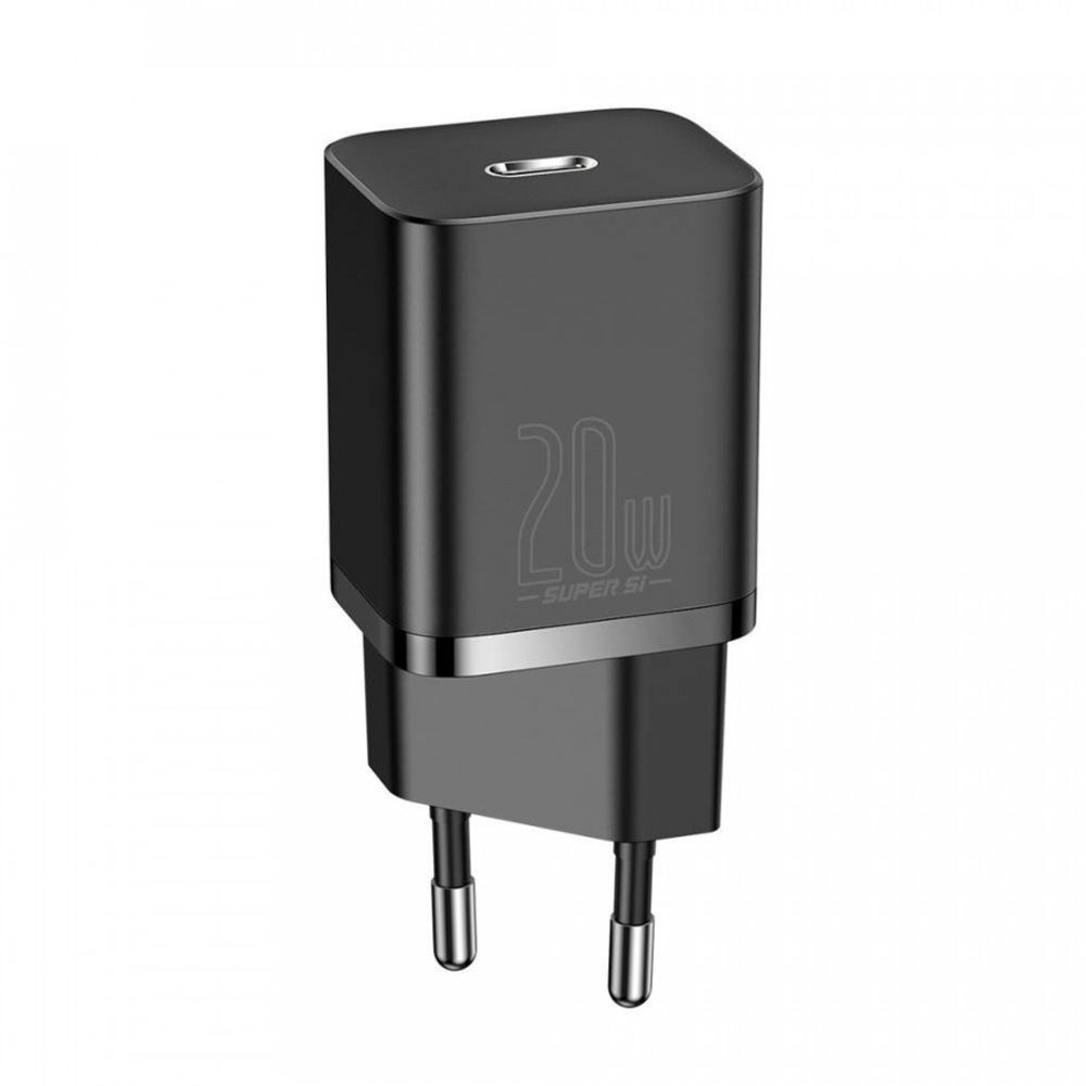 Adaptor Baseus Super Si Quick Charger 1C 20W, Negru