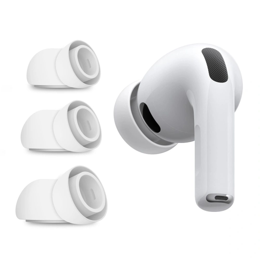 Levně Tech-Protect Ušní nástavce 3 kusy, Apple AirPods Pro 3, bílé