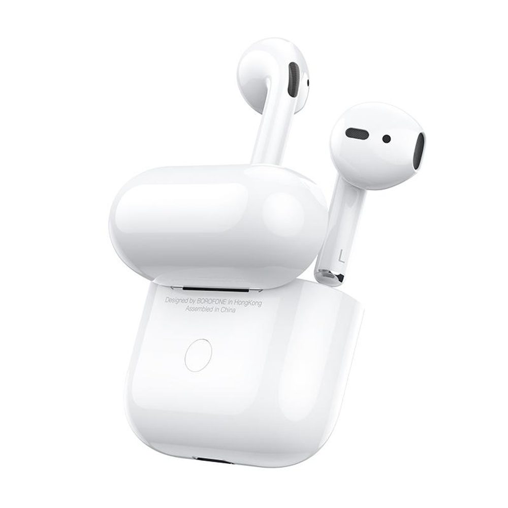 Borofone BW02 Plus Bluetooth TWS Slušalice, Bijele