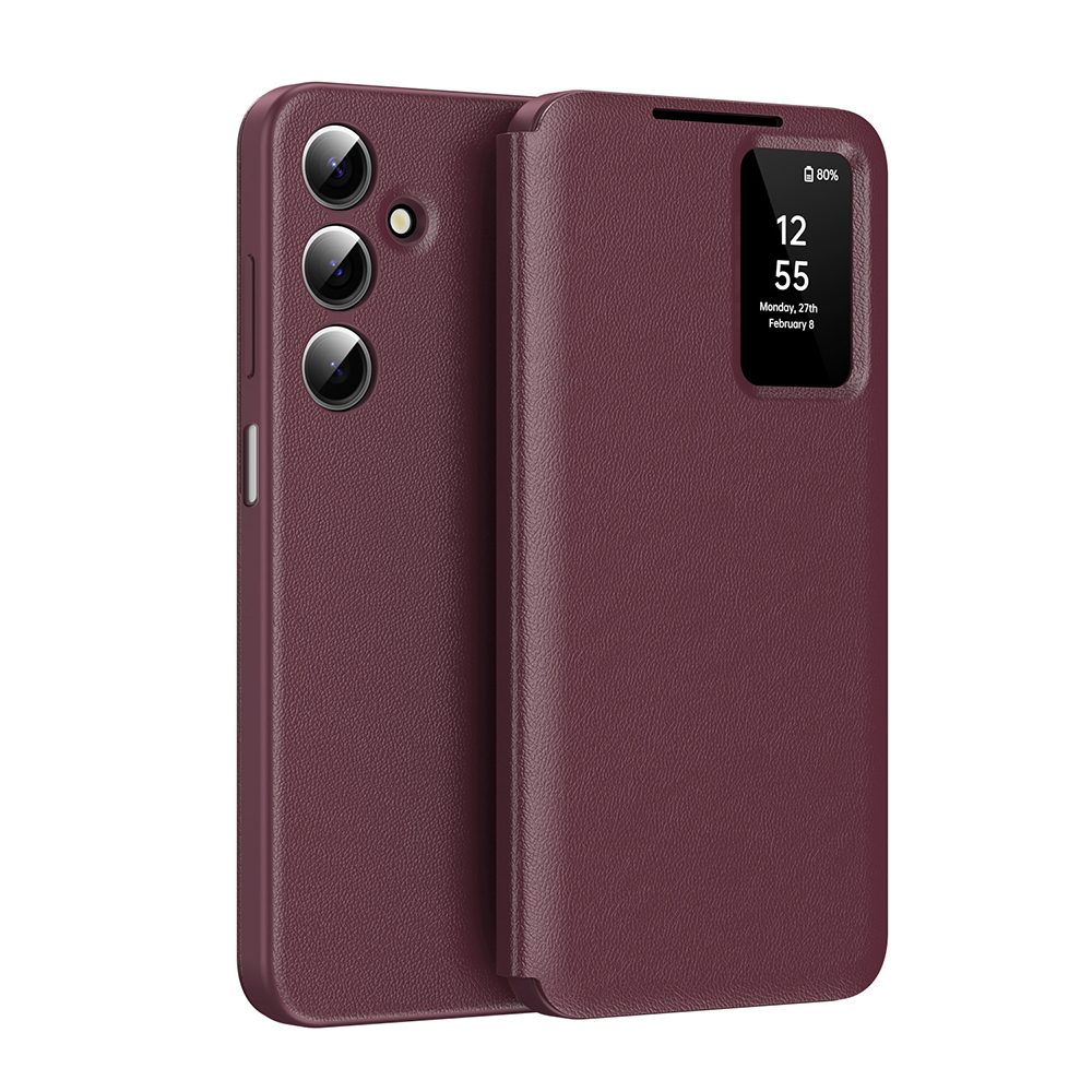Levně Techsuit SmartView, Samsung Galaxy A17 4G / 5G / A26 5G, vínové