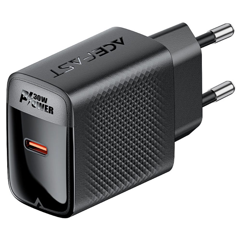Acefast nabíjačka A102 GaN, PD 30W, USB-C, čierna