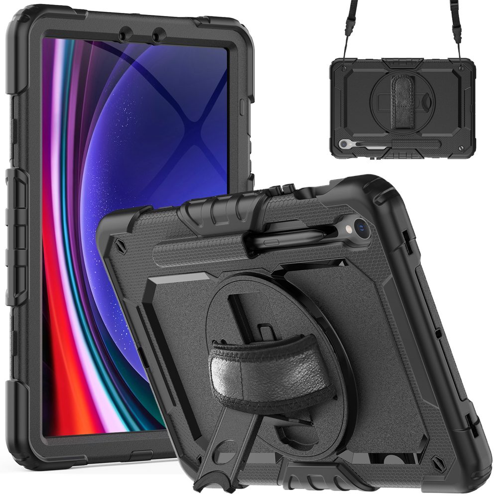 JP Solid360 obal na tablet, Samsung Tab S9, černý