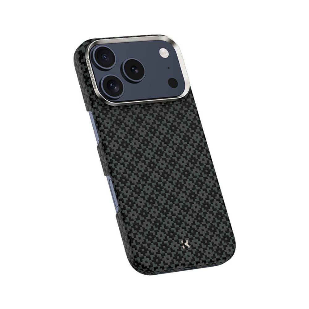 Benks Magnetic Armor Air Armor Grid Kevlar obal Metal Frame, iPhone 17 Pro, čierny