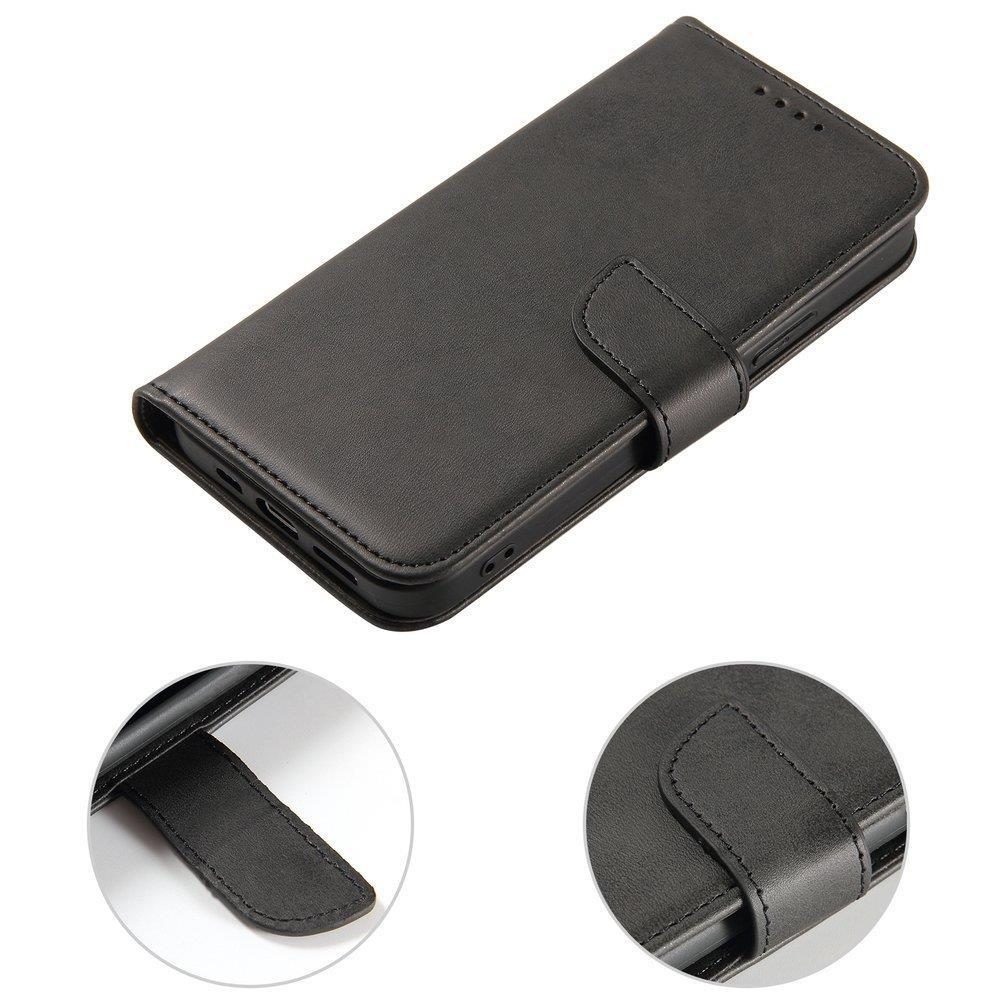 Magnet Case, Motorola Moto G200 5G / Edge S30, črn