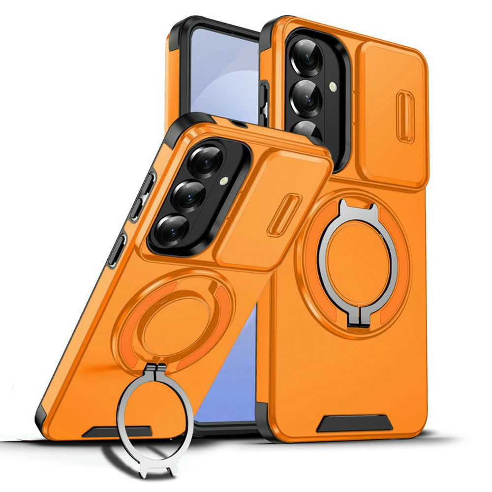 Levně Camslide Stand obal, Samsung Galaxy S26 Plus, oranžový