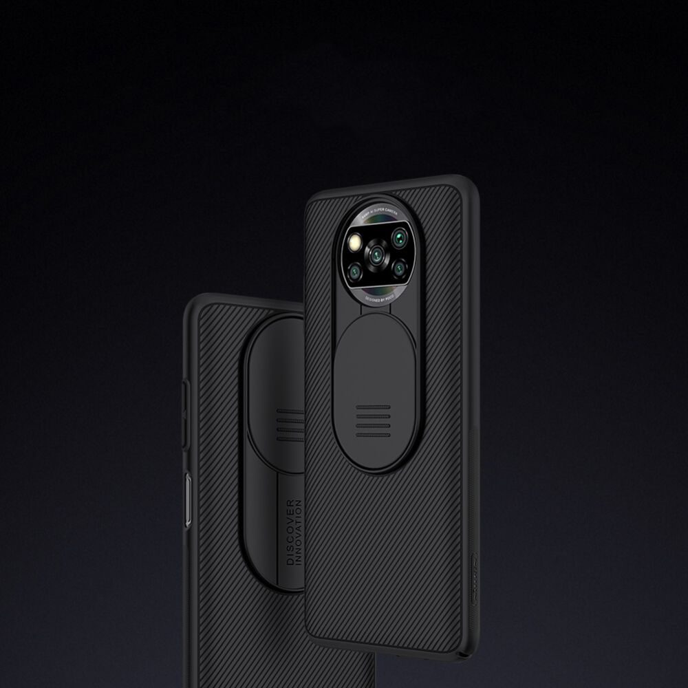 Nillkin Camshield, Xiaomi Poco X3 Pro / X3 NFC, čierný