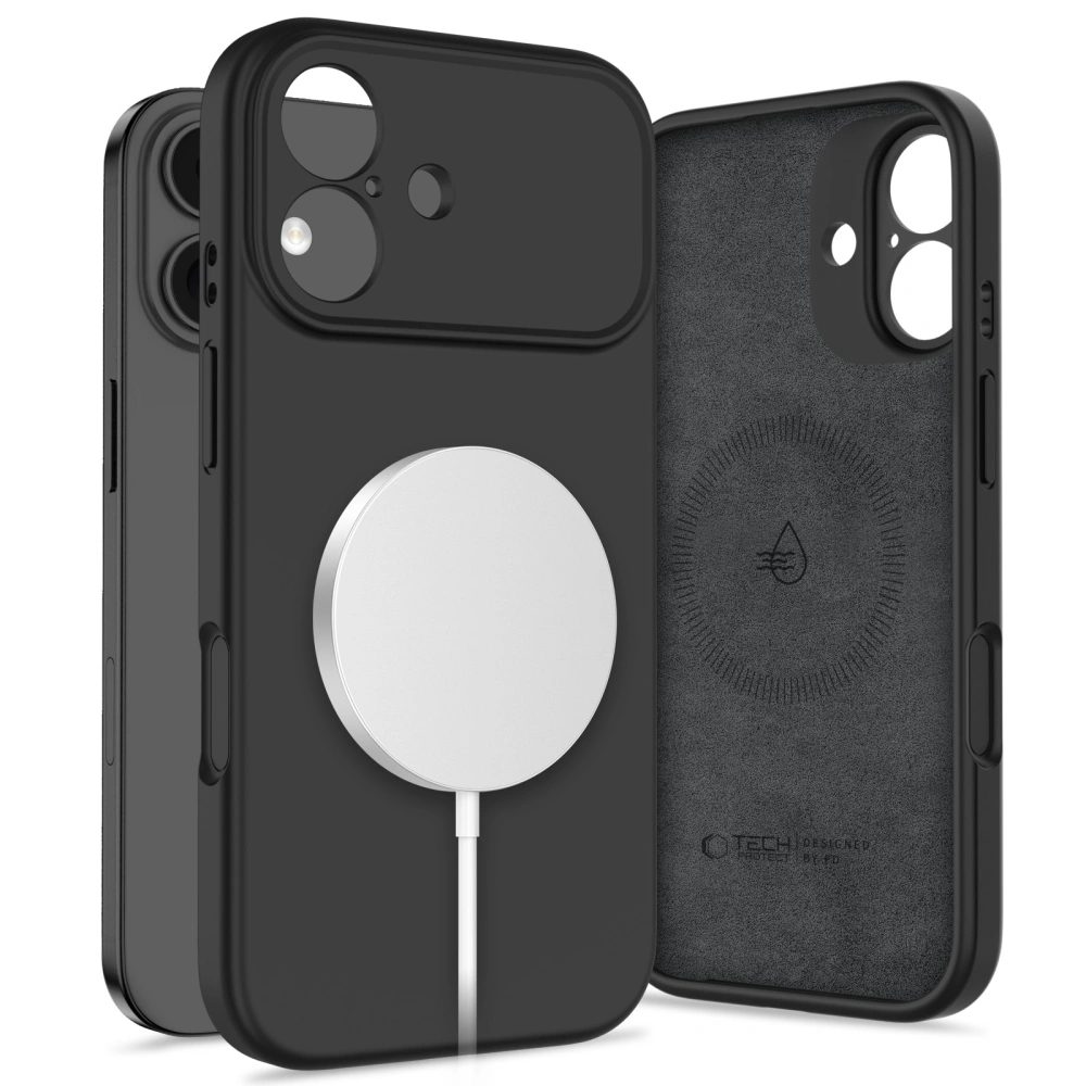 Levně Tech-Protect Silicone MagSafe, iPhone 17, černý