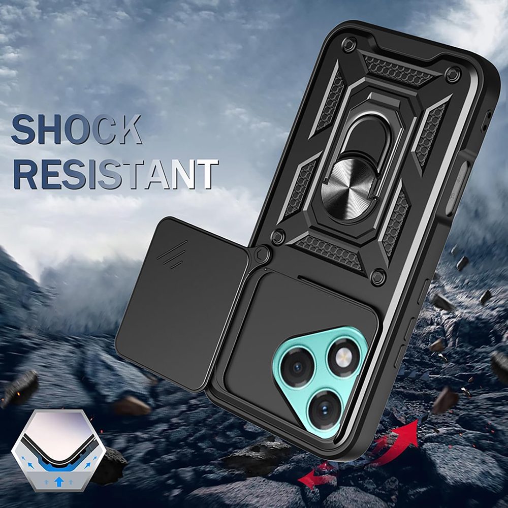 Techsuit CamShield, Honor 400 Lite, čierny