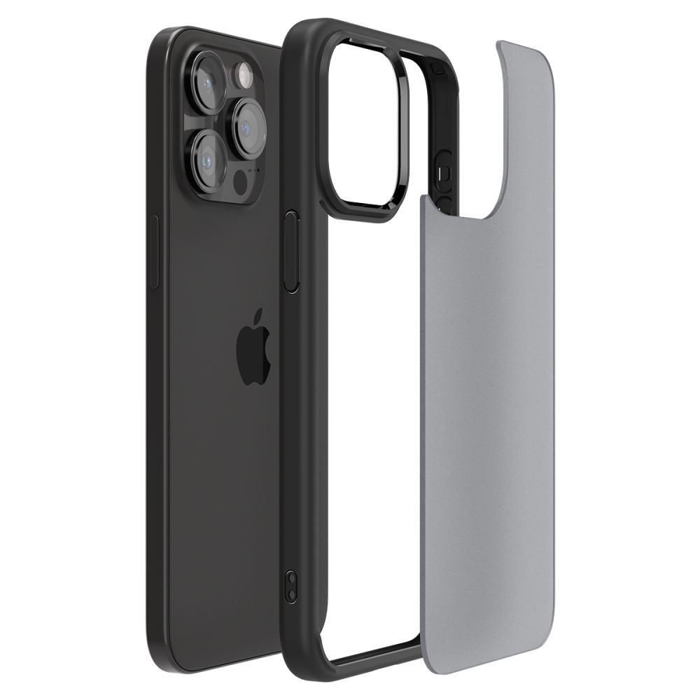 Spigen Ultra Hibrid Mobil Tok, IPhone 15 Pro, Frost Black