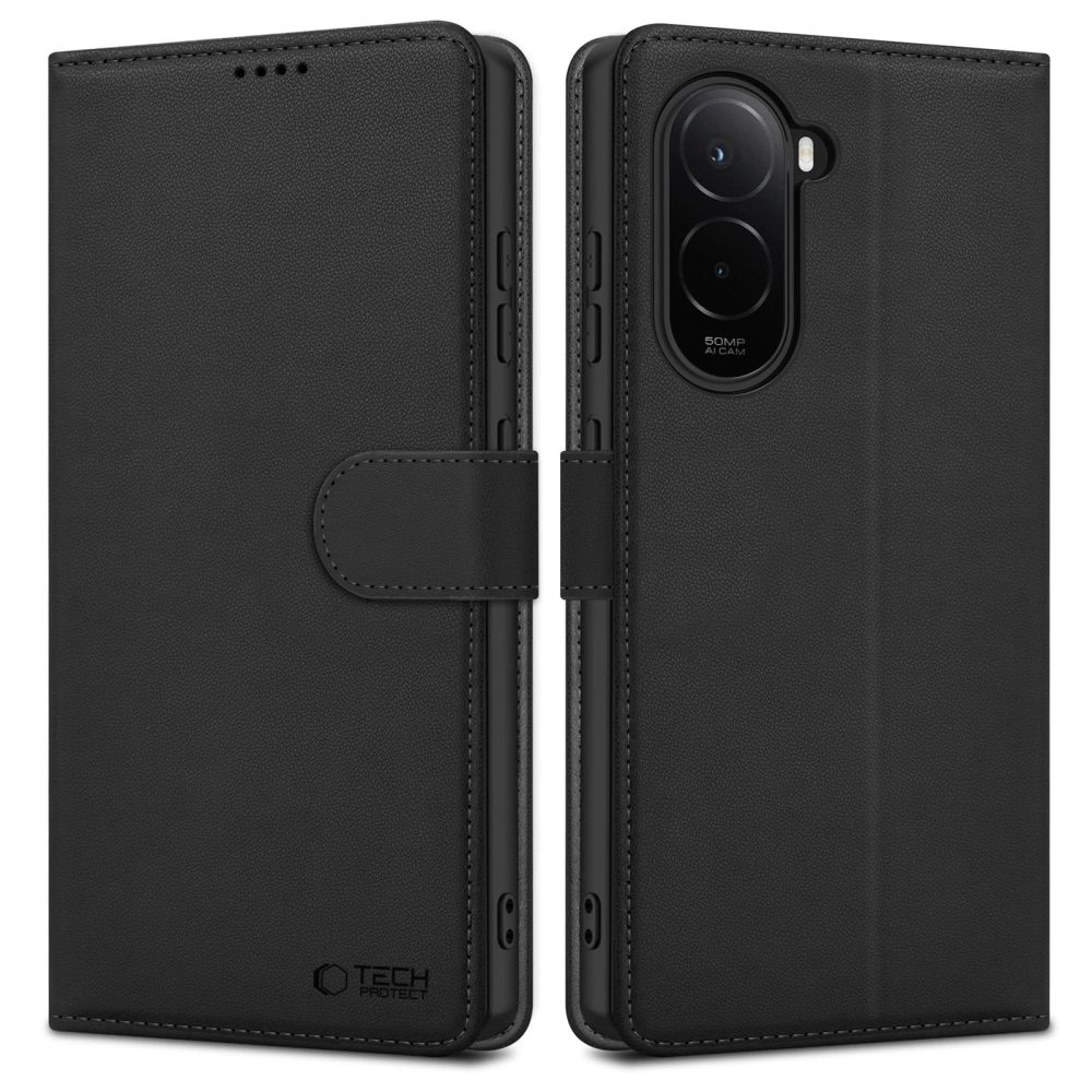 Levně Tech-Protect Xiaomi Poco M7, černé pouzdro