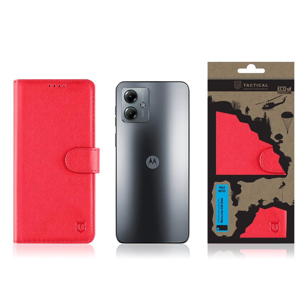 Tactical Field Notes Pouzdro, Motorola G14, červené