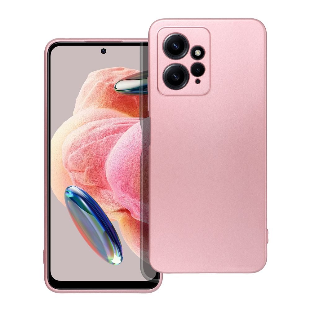 Metallic Obal, Xiaomi Redmi Note 12 4G, Růžový