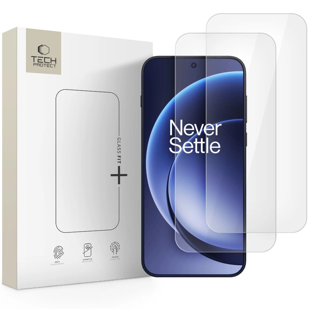 Levně Tech-Protect Tvrzené sklo Fit+ OnePlus 15, průhledné, 2 kusy
