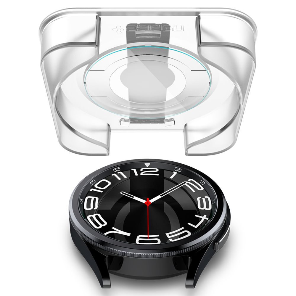 Spigen Glas.TR EZ Fit Sticla Securizata 2 Piese, Samsung Galaxy Watch 6 (43 Mm)
