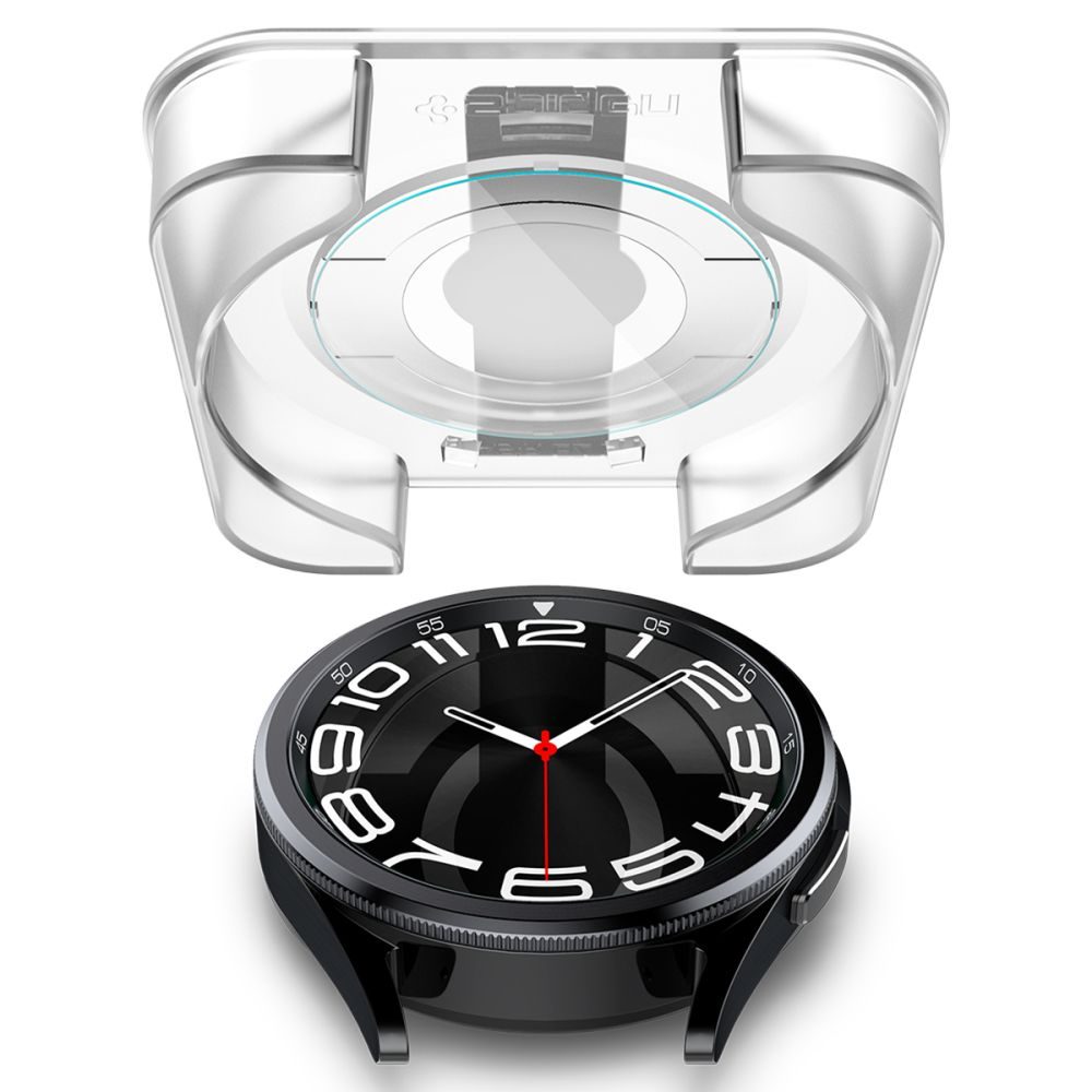 Spigen Glas.TR EZ Fit Tvrdené Skla 2 Kusy, Samsung Galaxy Watch 6 (43 Mm)