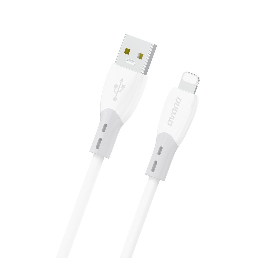 Levně Dudao L25SL kabel USB-A - Lightning, 30W, 1 m, bílý