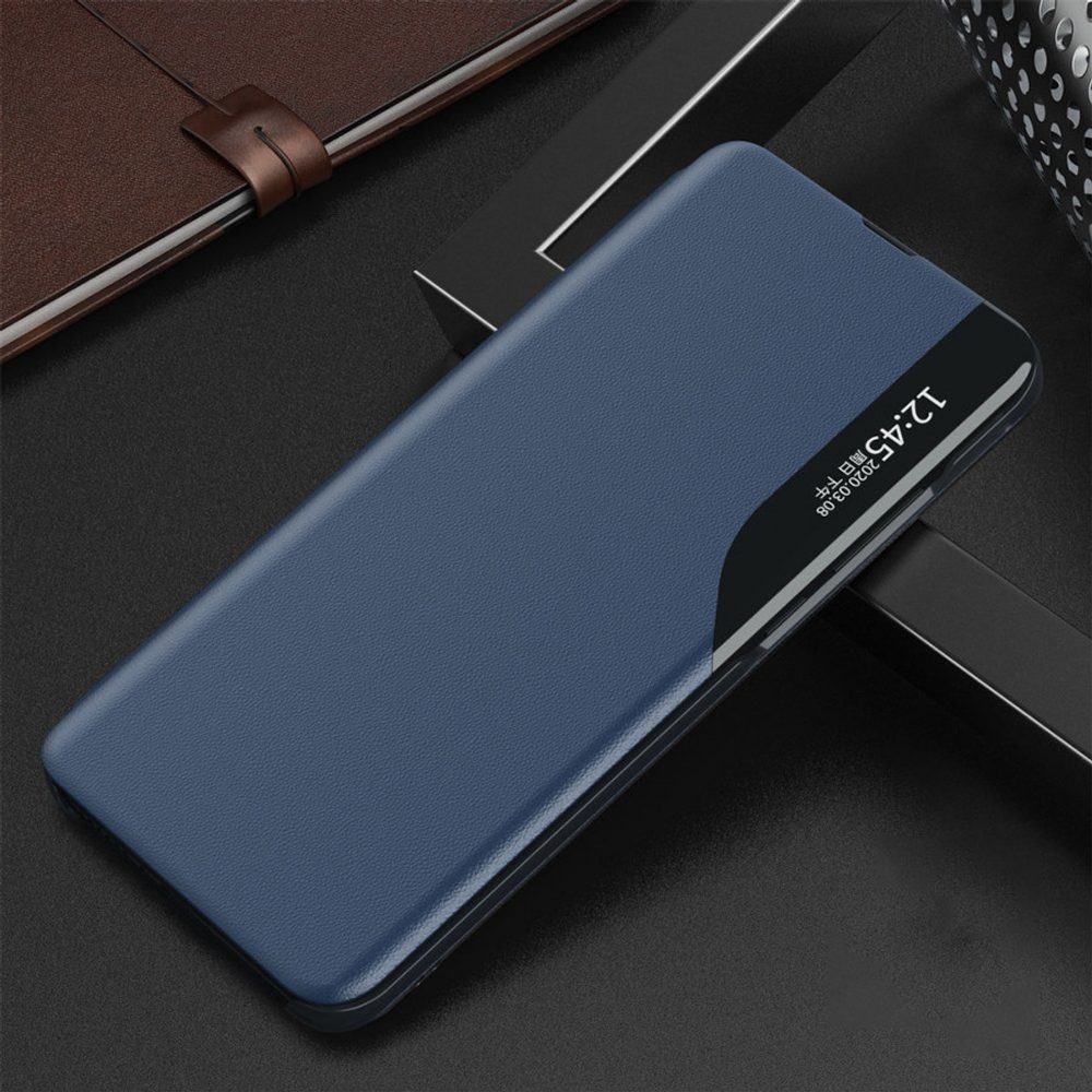 Eco Leather View Case, Samsung Galaxy A72, Kék